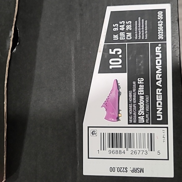Under Armour Shadow Elite Soccer Cleats Size 12 - Picture 6 of 7